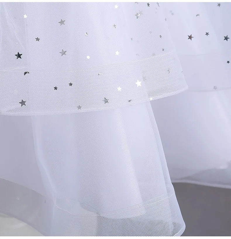 Sleeveless Cotton Flower Girl Dress For Wedding / Ruchi