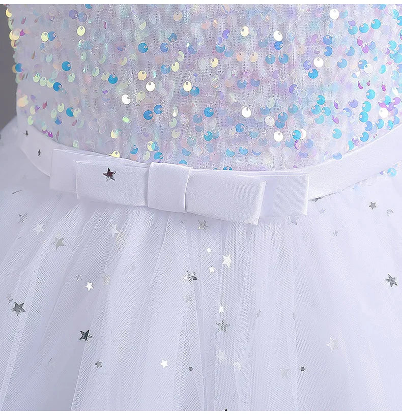 Sleeveless Cotton Flower Girl Dress For Wedding / Ruchi