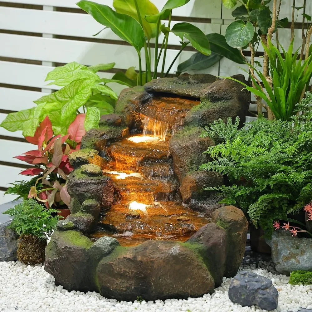 42.1" Resin Outdoor Water Fountain / Ruchi
