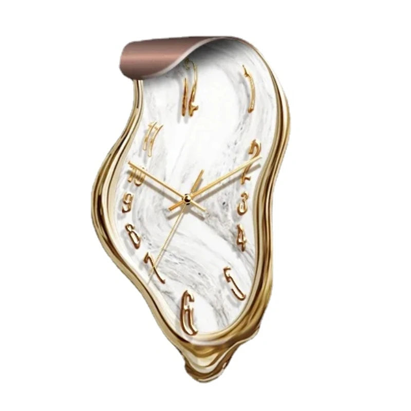 Three-Dimensional Quartz LED Silent Wall Clock / Ruchi