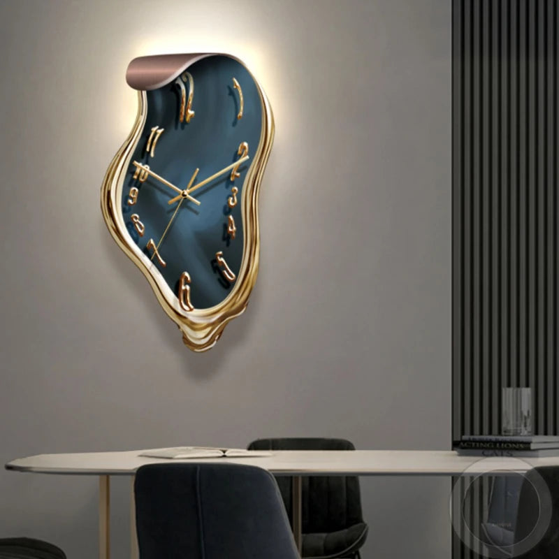 Three-Dimensional Quartz LED Silent Wall Clock / Ruchi