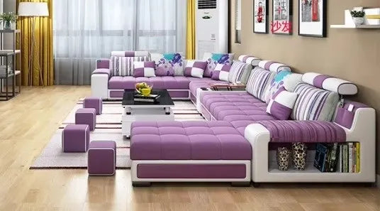 Multifunctional Contemporary Fabric Sectional Sofa / Ruchi