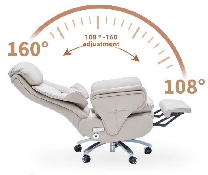Power Recliner Leather Smart Office Chair