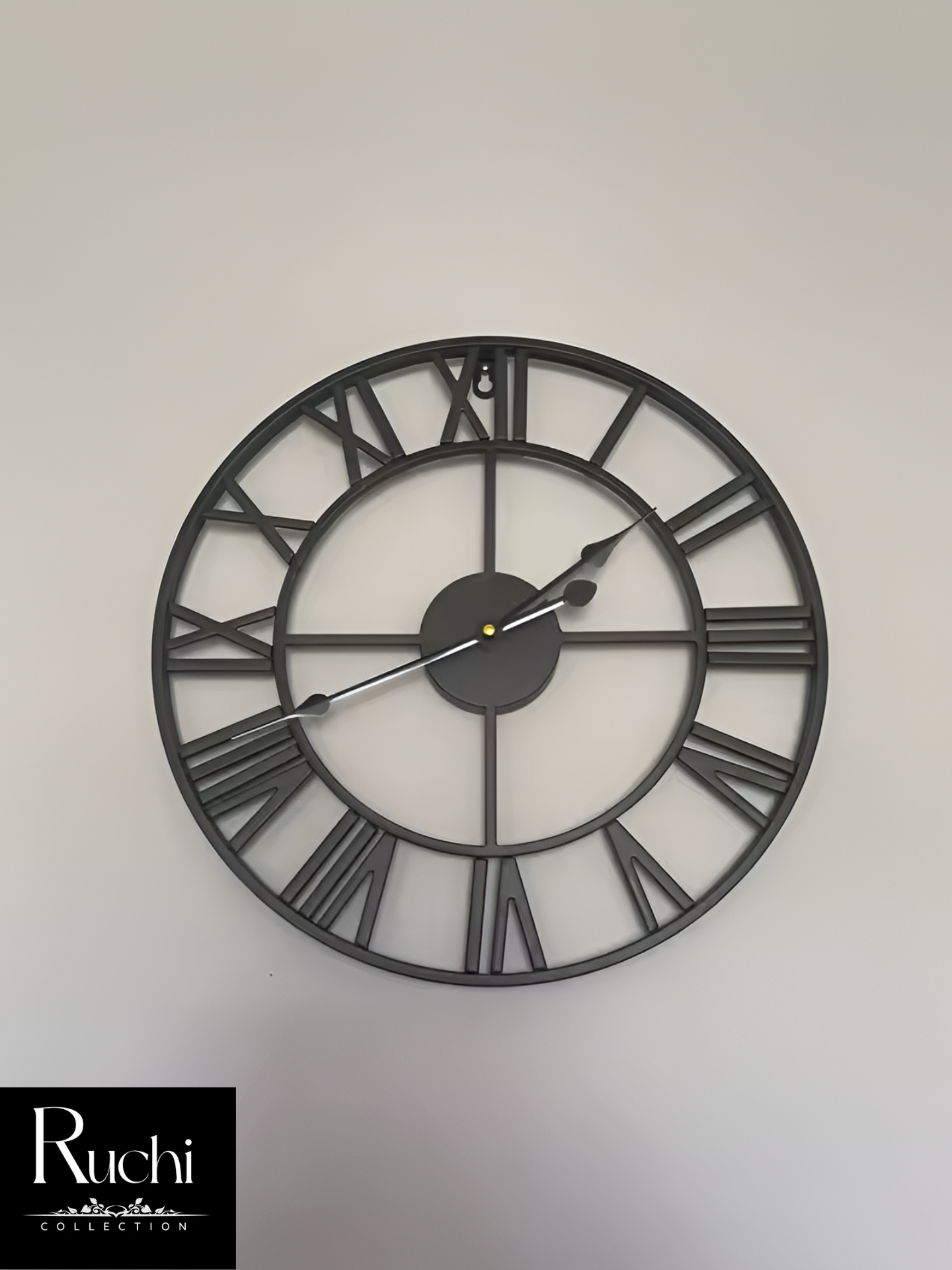 3D Metal Circular Wall Clock