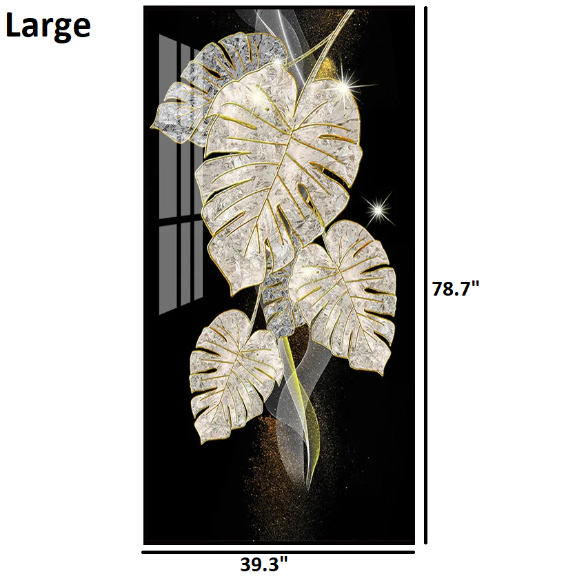 Framed Shiny Leafs Wall Poster