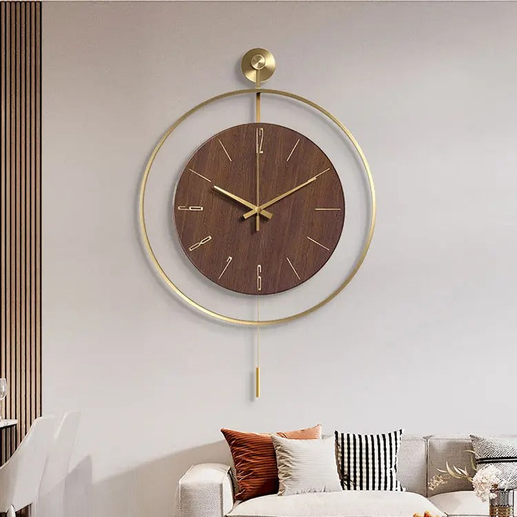 Modern Mounted Wall Clock For Living Room / Ruchi