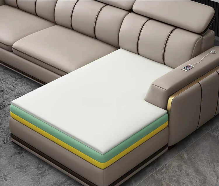 Multi-functional Sectional Leather Sofa / Ruchi