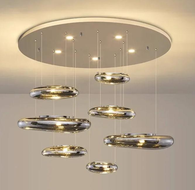 Modern Cobblestone LED Chandelier / Ruchi