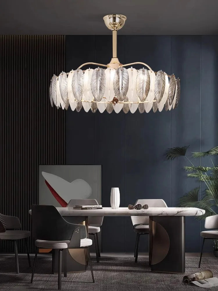 Remote Control Ceiling Fan With LED Light