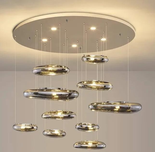 Modern Cobblestone LED Chandelier / Ruchi