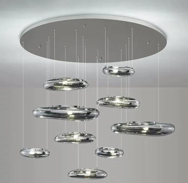 Modern Cobblestone LED Chandelier / Ruchi