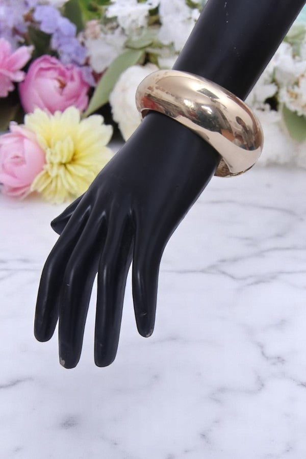 Adjustable Gold Tonned Cuff Bracelet / Ruchi