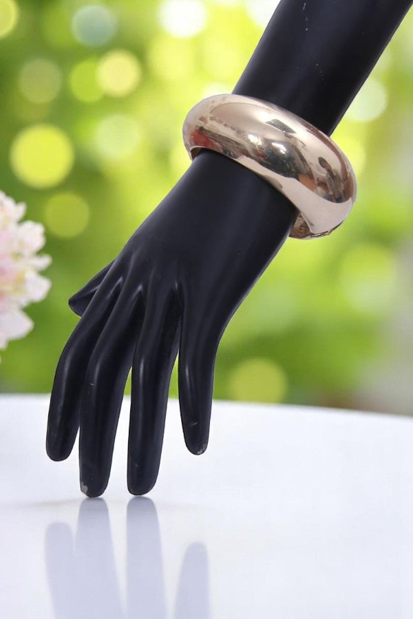 Adjustable Gold Tonned Cuff Bracelet / Ruchi