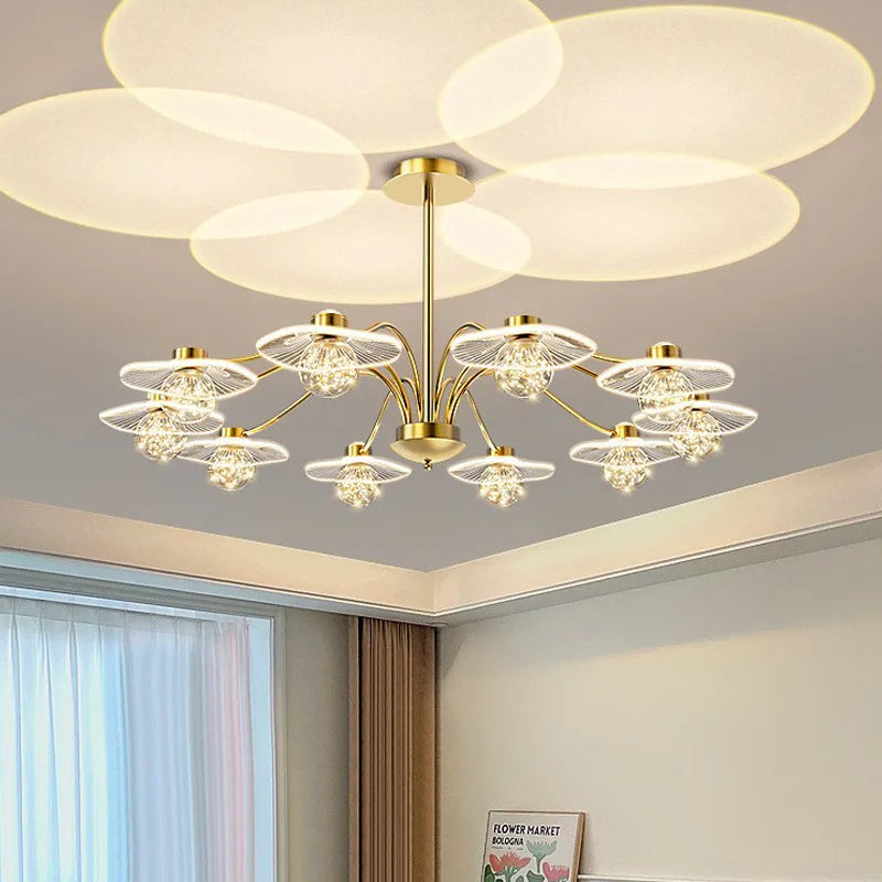 Modern Glass Ball Ceiling LED Chandelier / Ruchi