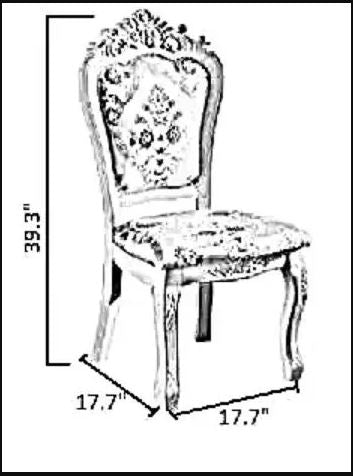 Modern Dining Chairs Set of 6 / Ruchi