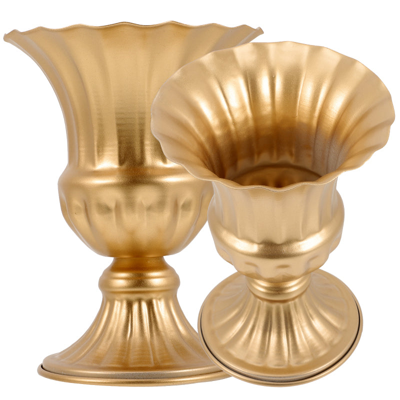 Metal Floor Vase Decor Set For Outdoor / Ruchi