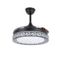 42 Inches Remote Controlled Retractable Fan Chandelier / Ruchi