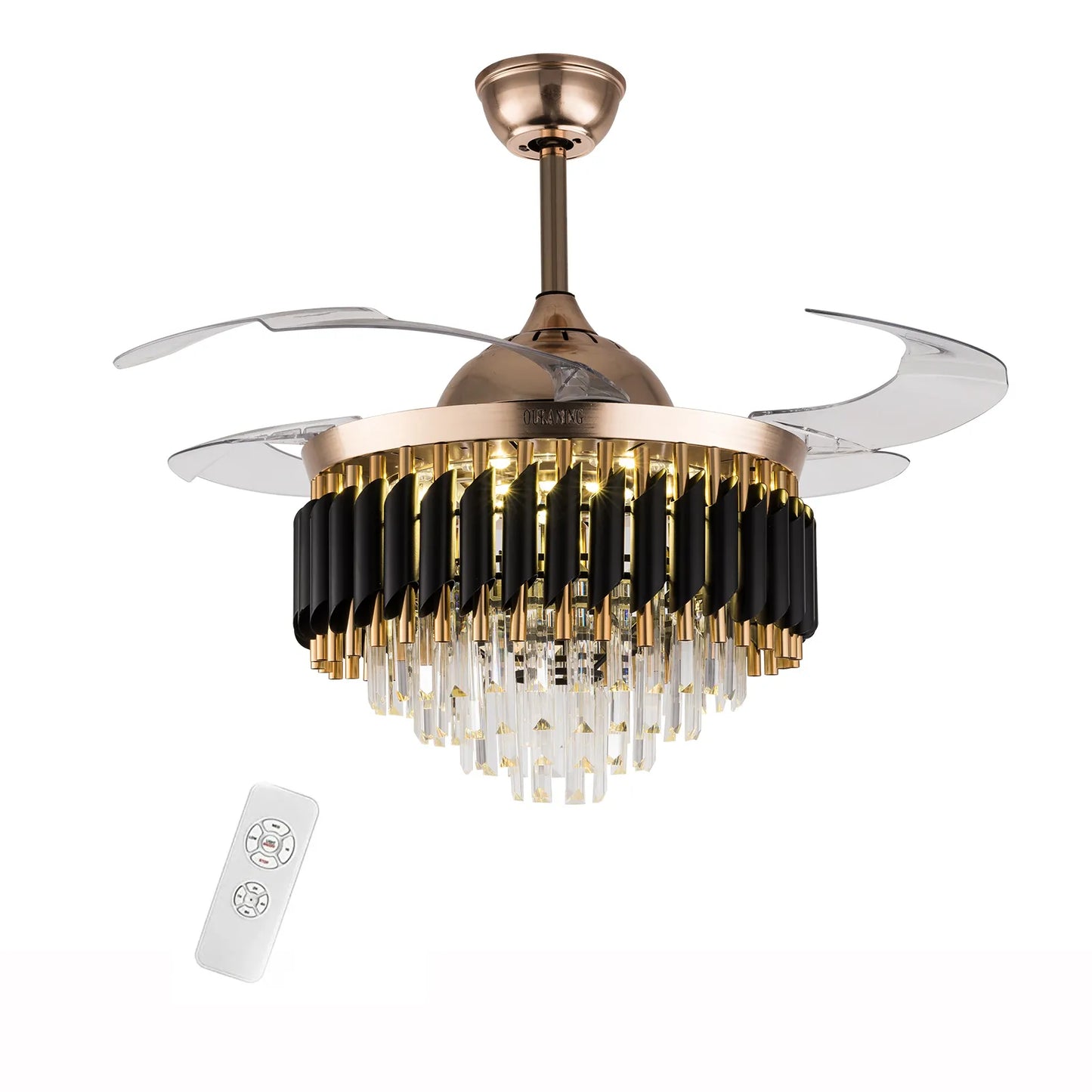 Ceiling Fan With Light And Remote / Ruchi