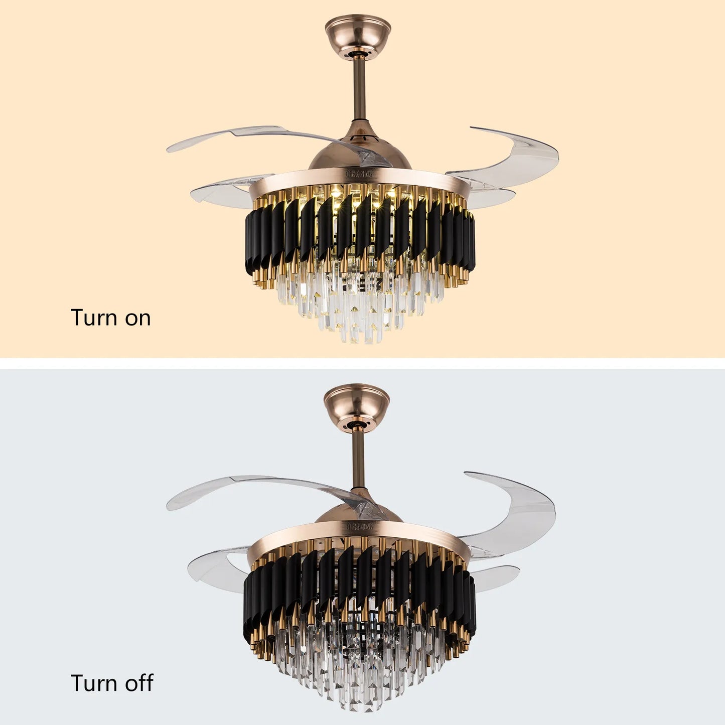 Ceiling Fan With Light And Remote / Ruchi