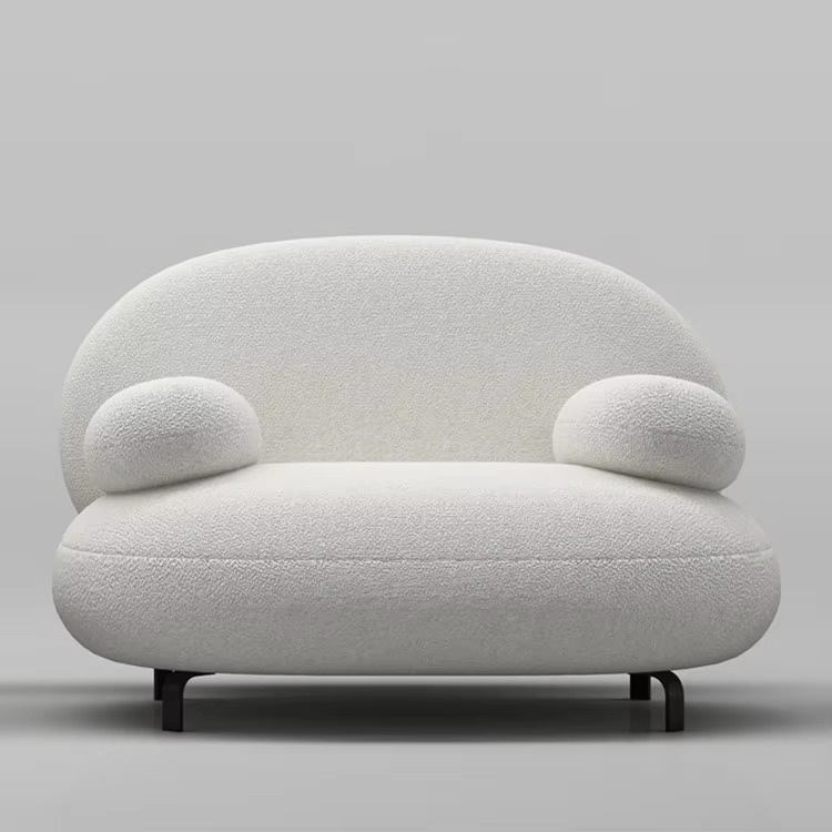 Minimalistic Fabric Modern Sofa Set
