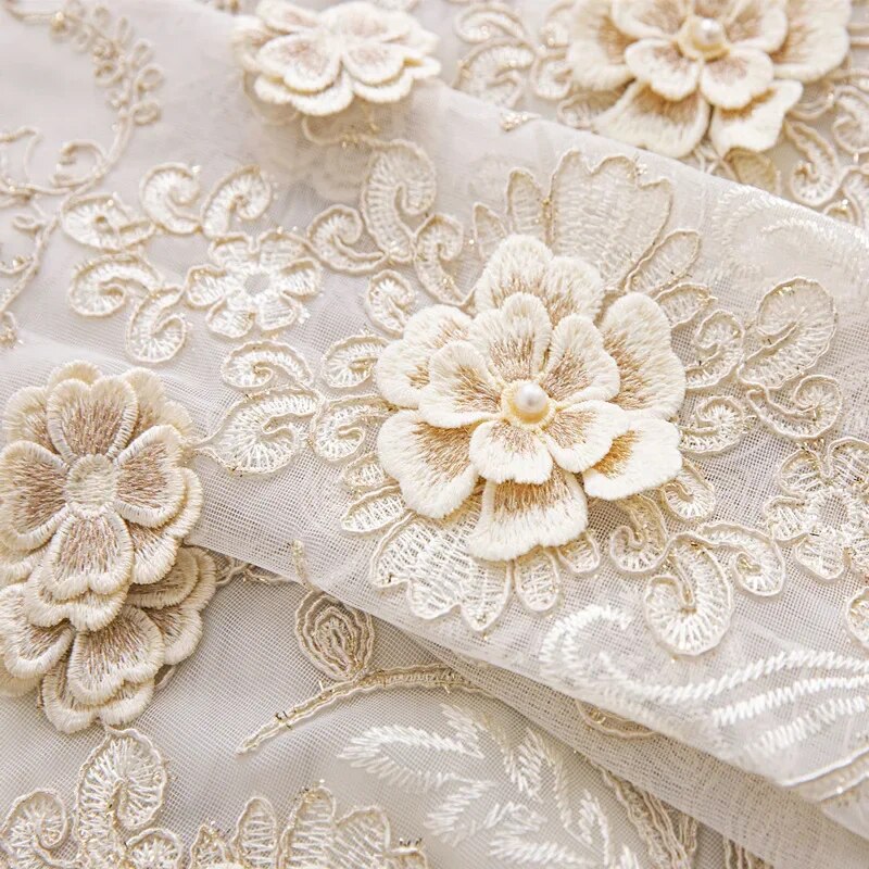 Polyester Fabric Window Curtain For Living Room / Ruchi