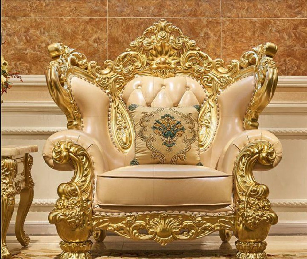 European Leather Sofa Set / Ruchi