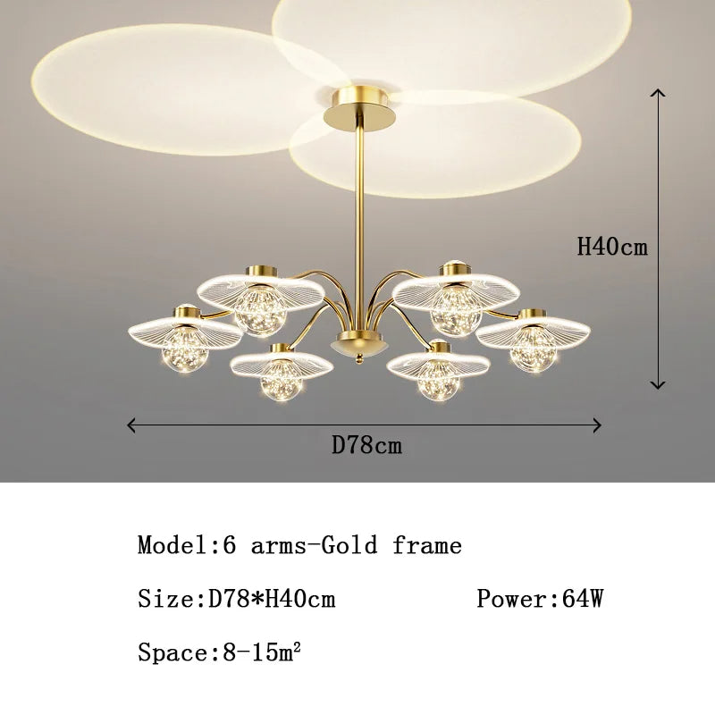 Modern Glass Ball Ceiling LED Chandelier / Ruchi