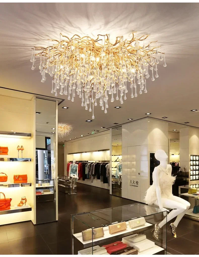 Crystal LED Ceiling Light Chandelier / Ruchi