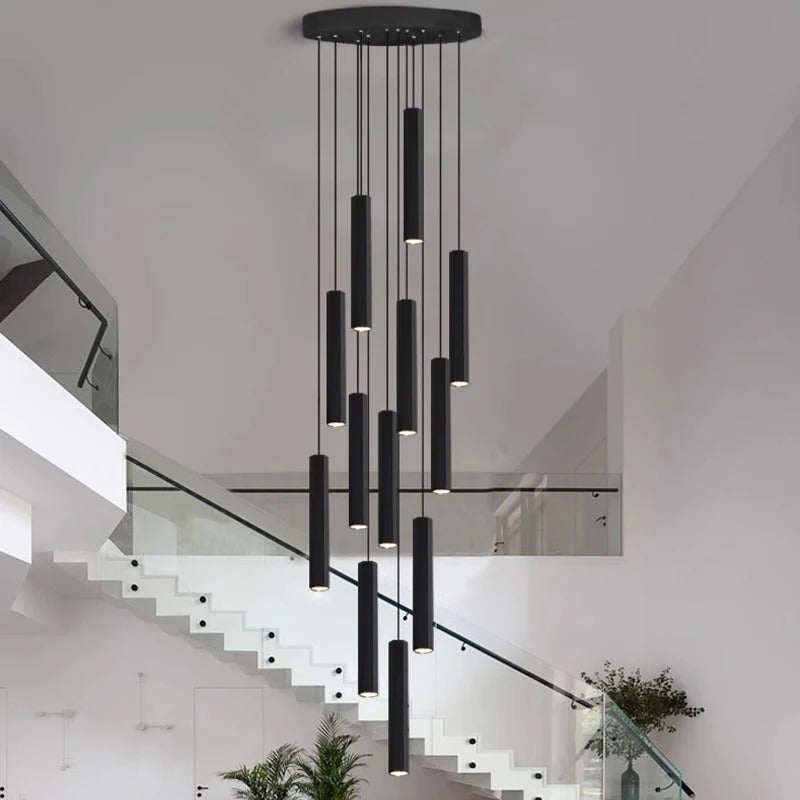 Black Modern LED Pendant Lighting / Ruchi