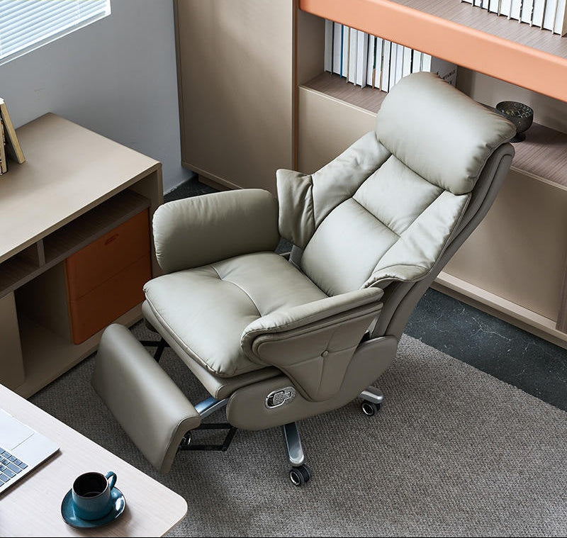 Power Recliner Leather Smart Office Chair