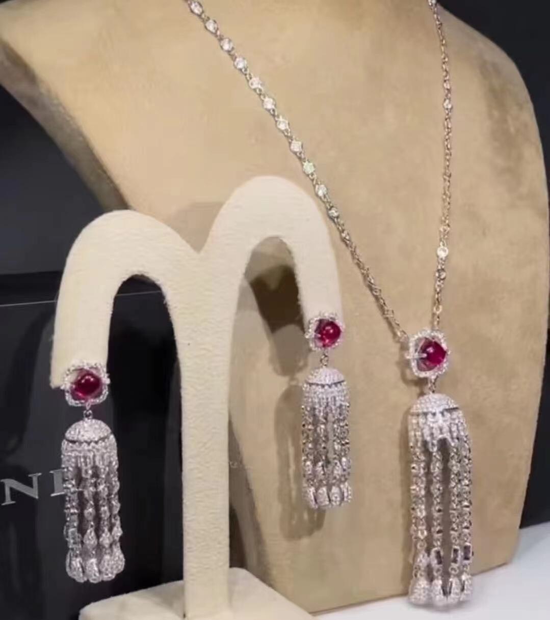 3 Piece Metal Bridal Jewelry Set / Ruchi
