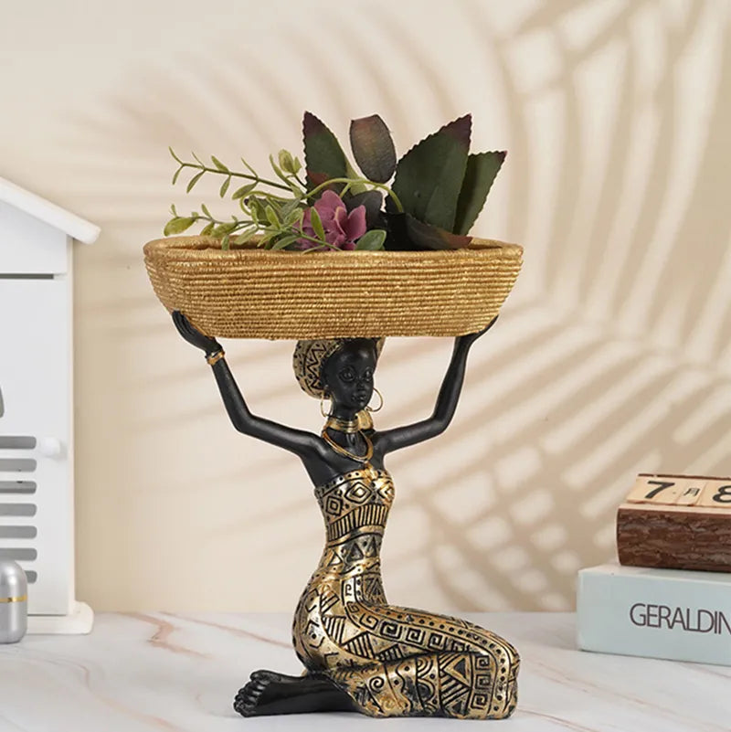 Tribal Decorative Resin Sculptures For Home / Ruchi