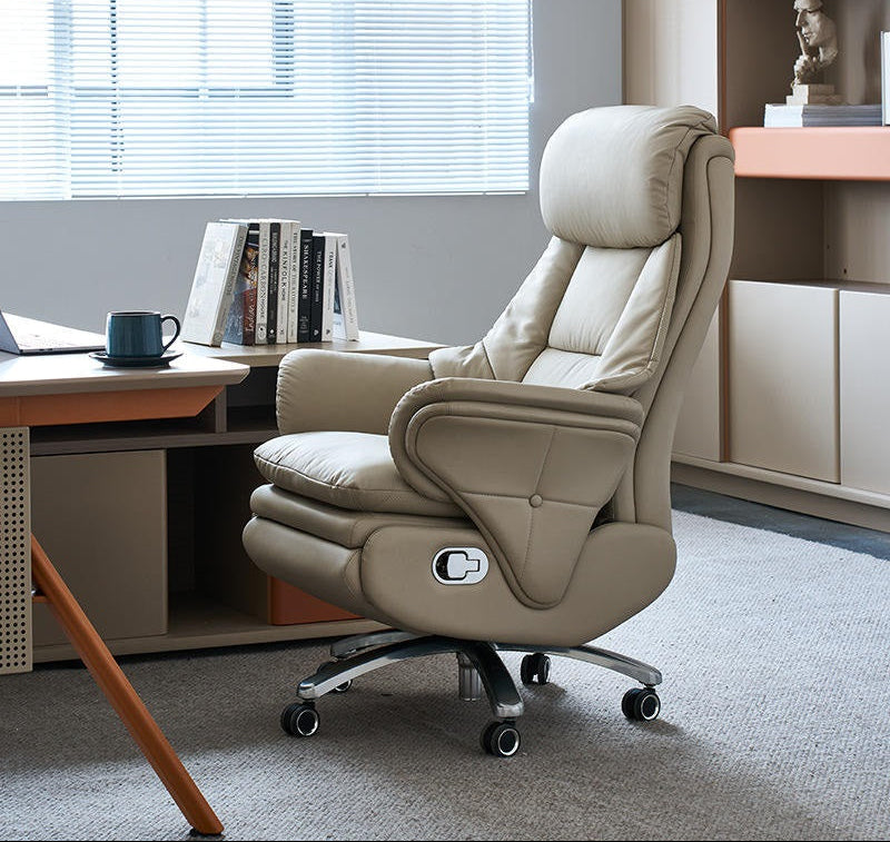 Power Recliner Leather Smart Office Chair