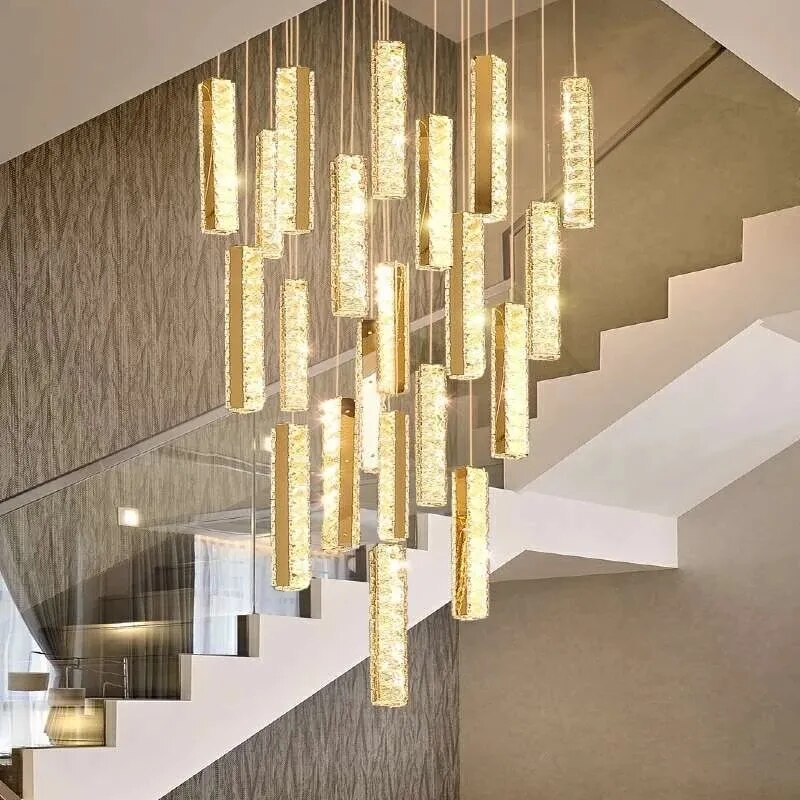 Modern Crystal Bar Design LED Chandelier / Ruchi