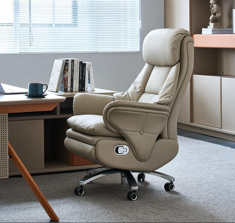 Power Recliner Leather Smart Office Chair / Ruchi