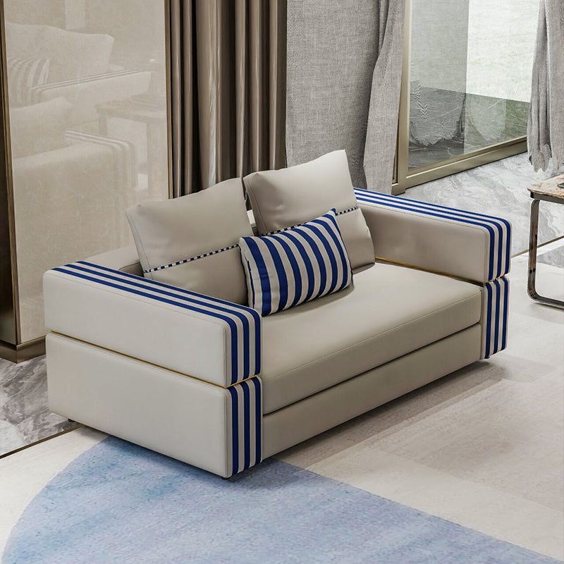 Modern Leather Living Room Sofa Set / Ruchi