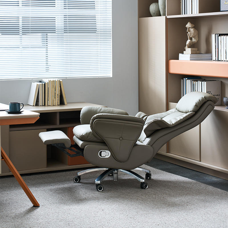 Power Recliner Leather Smart Office Chair / Ruchi