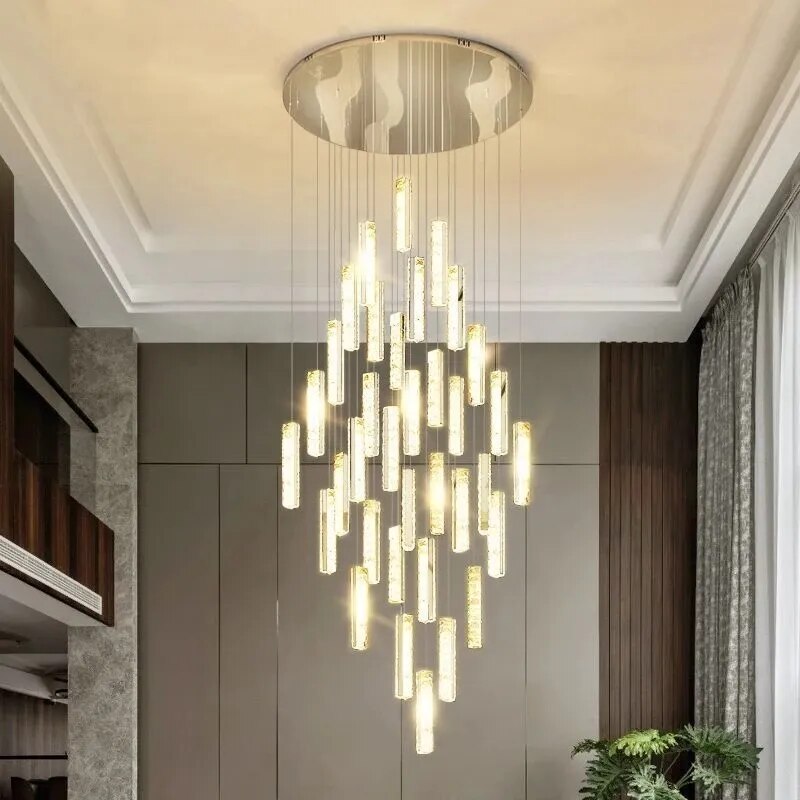 Modern Crystal Bar Design LED Chandelier / Ruchi
