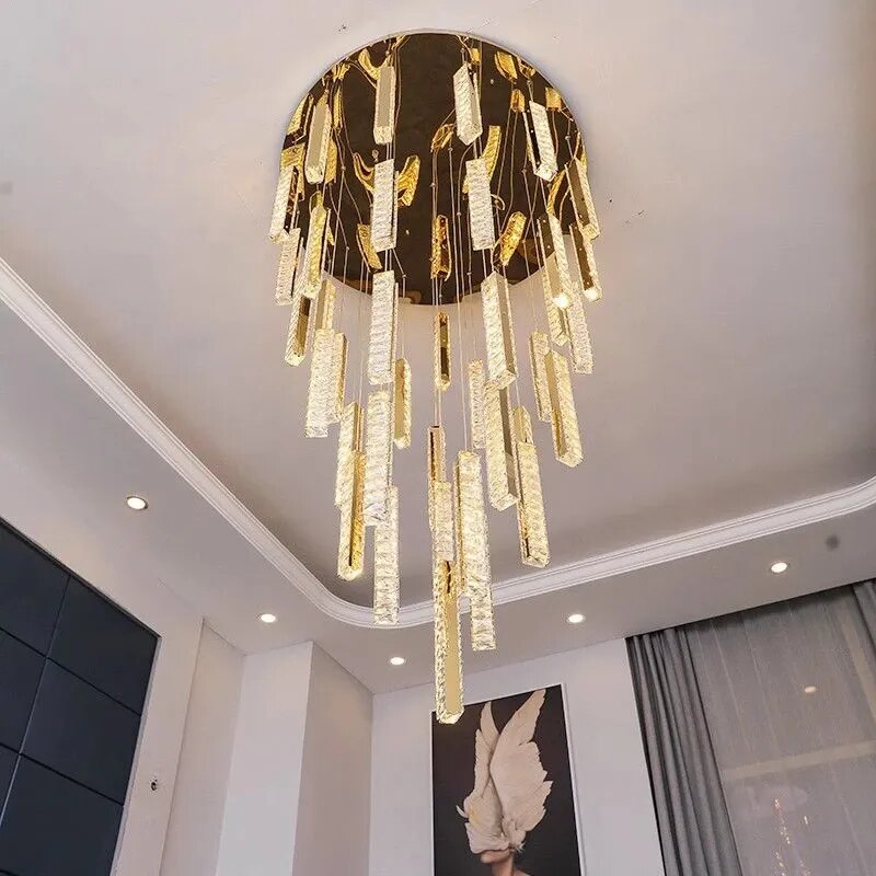 Modern Crystal Bar Design LED Chandelier / Ruchi