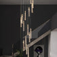 Elegant Bubble Tube Design Golden Pendant Light / Ruchi