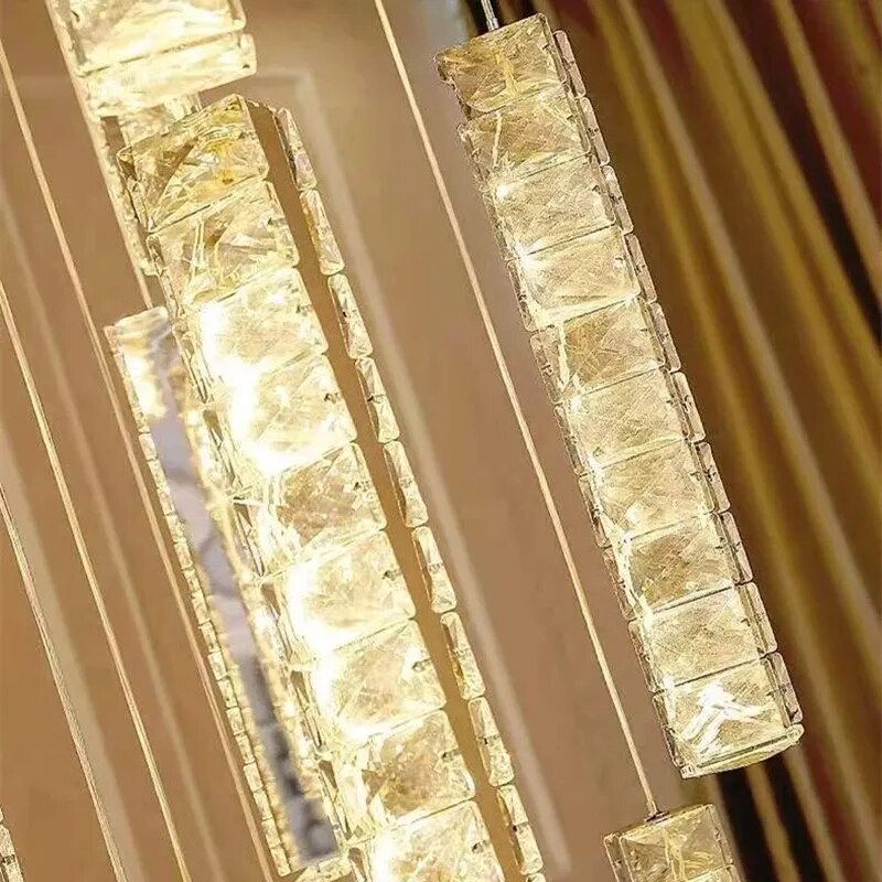 Modern Crystal Bar Design LED Chandelier / Ruchi