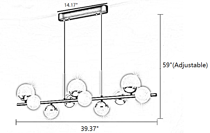 Modern LED Ball Pendant Light