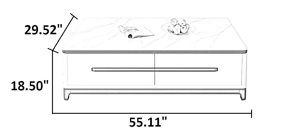 Power Recliner Leather LED Sofa Bed