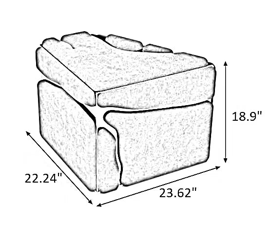 Golden Metallic Veins Design Velvet Bed