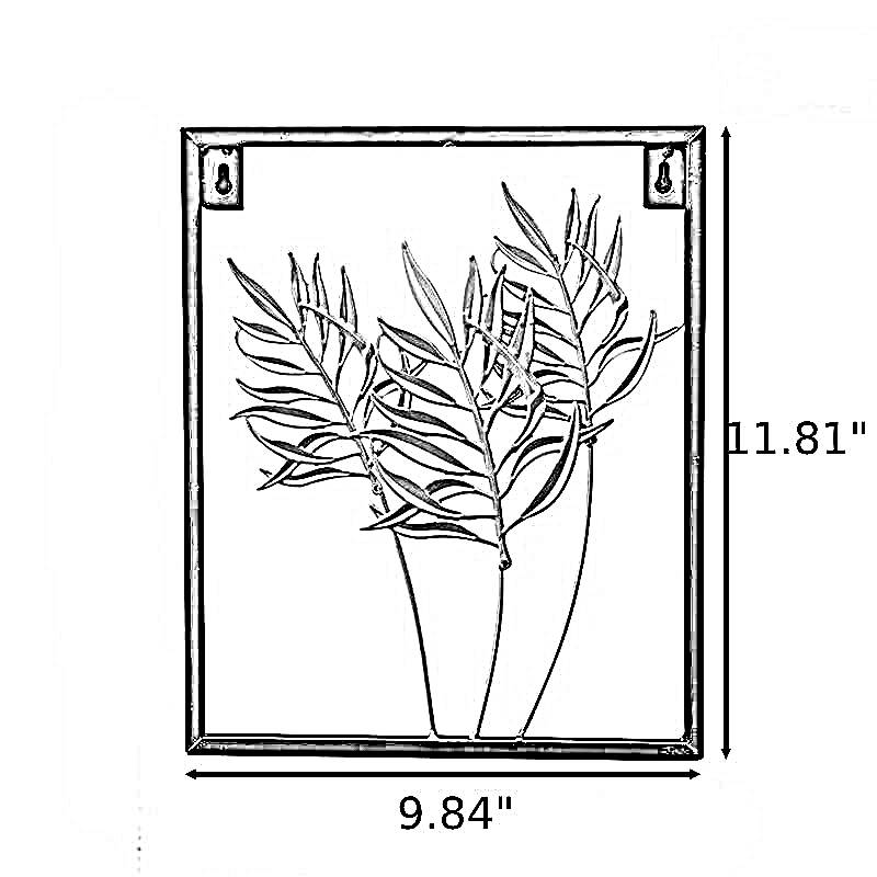 Golden Metal Wall Hanging For Living Room / Ruchi