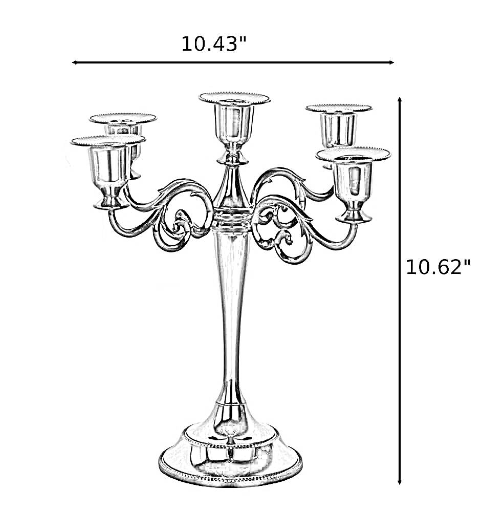 Vintage Metal Candle Holder Centerpiece / Ruchi
