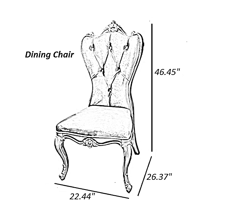 European Oval Wooden Dining Table Set / Ruchi