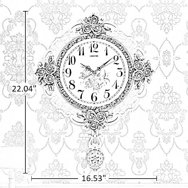 Vintage Wall Clock With Pendulum / Ruchi