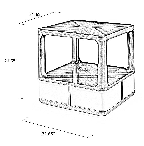 2 Piece Side Tables With Storage / Ruchi