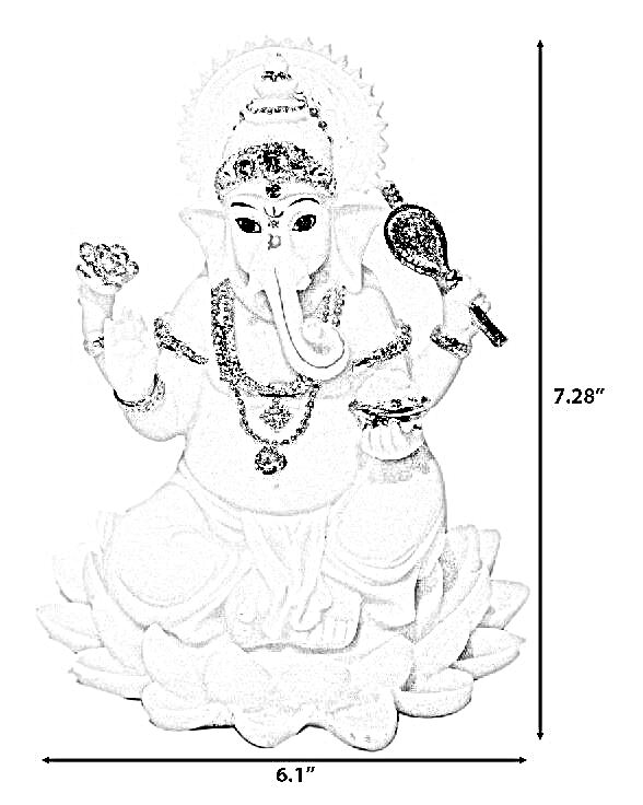 Lord Ganesha Idol For Pooja Room